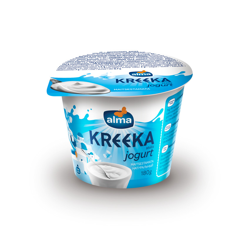 Kreeka jogurt maitsestamata, VALIO ALMA, 180 g