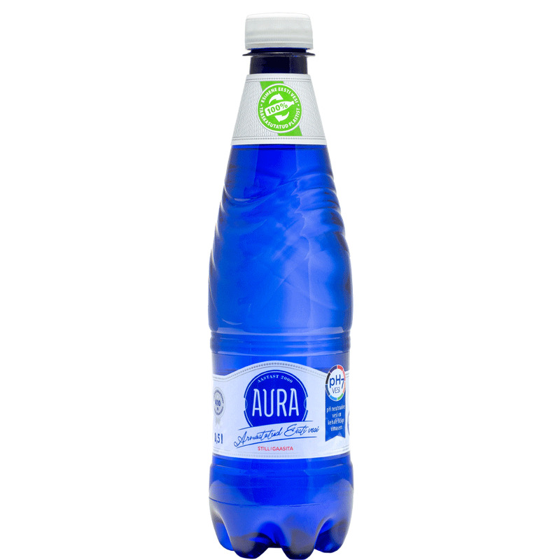 Vesi Spring gaasita, AURA, 500 ml