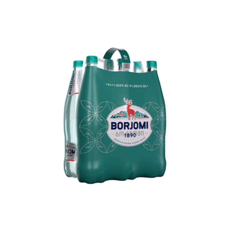 Looduslik karb.mineraalvesi BORJOMI 6x1L