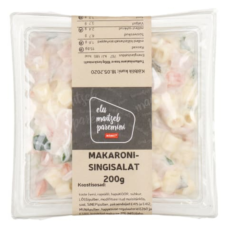 Makaroni-singisalat, RIMI, 200 g