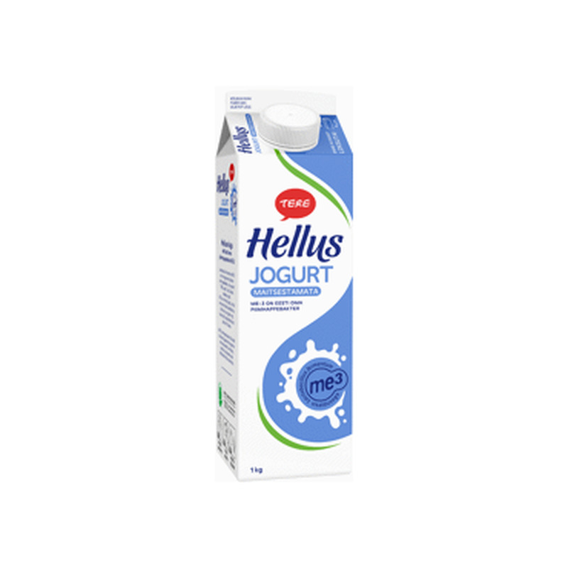 Jogurt HELLUS maitsestamata, 1kg