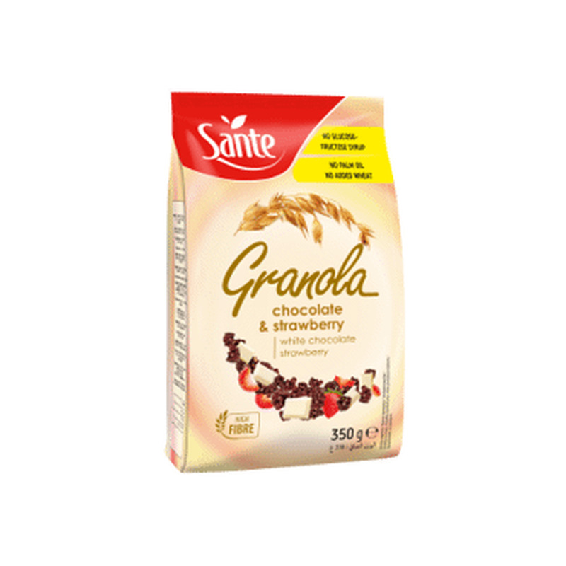 Granola,valg.šok.,maasika SANTE 350g