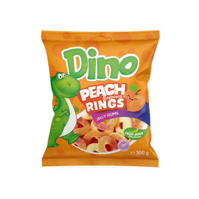 Kummikompvek Peach Loops DINO 300g