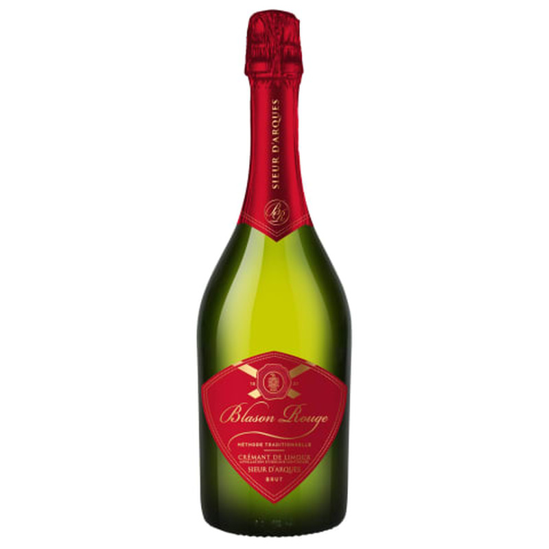 Kaitstud päritolunimetusega kvaliteetvahuvein Blason Rouge Aoc Cremant De Limoux 12,5%vol 0,75l