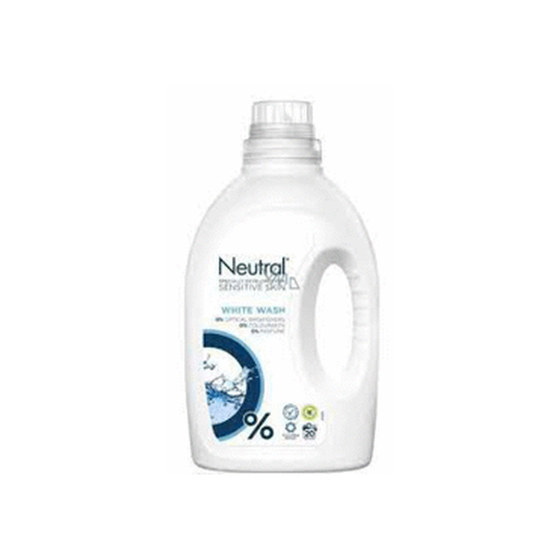 Pesuvahend NEUTRAL white wash, 1L, 20pk