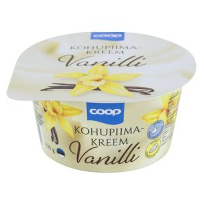 Coop kohupiimakreem vanilli 150g