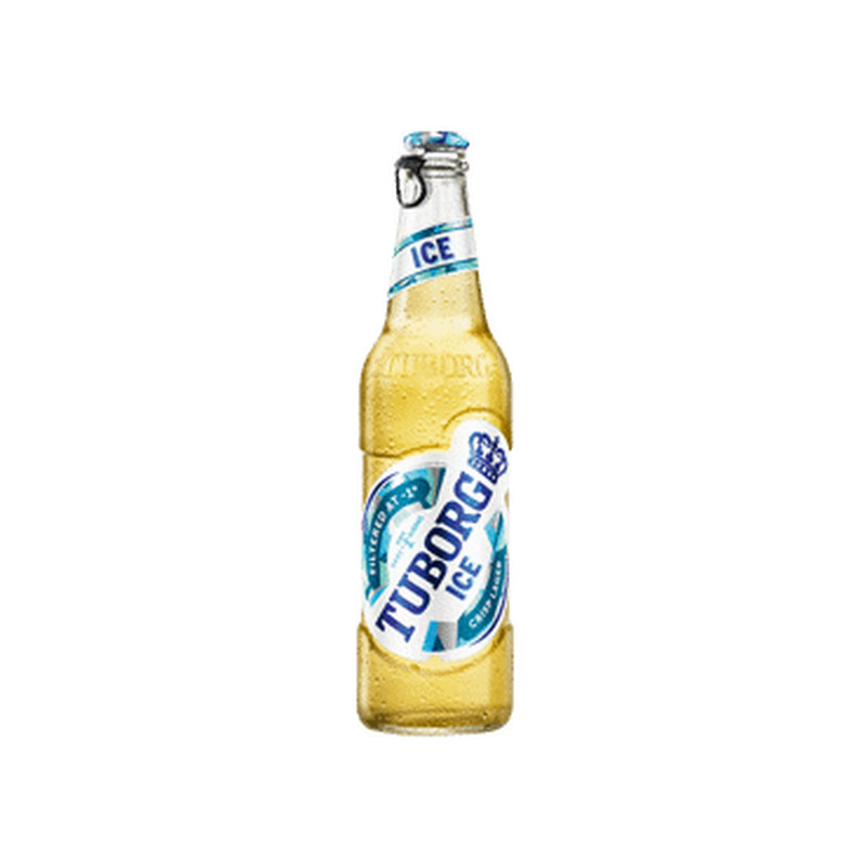 Hele õlu TUBORG Ice 4.2% 330ml, pudel