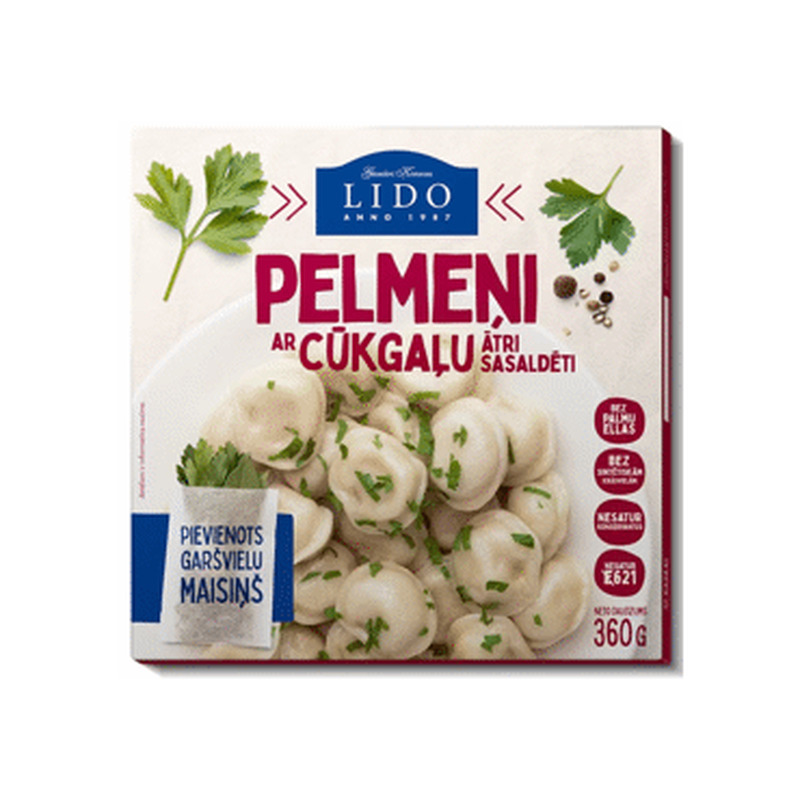 Pelmeenid sealihaga LIDO 360g