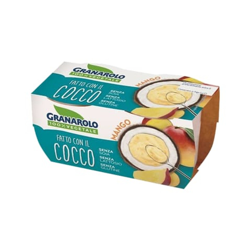 Kreemijas kookosedessert mango tükkidega Granarolo 2x125g