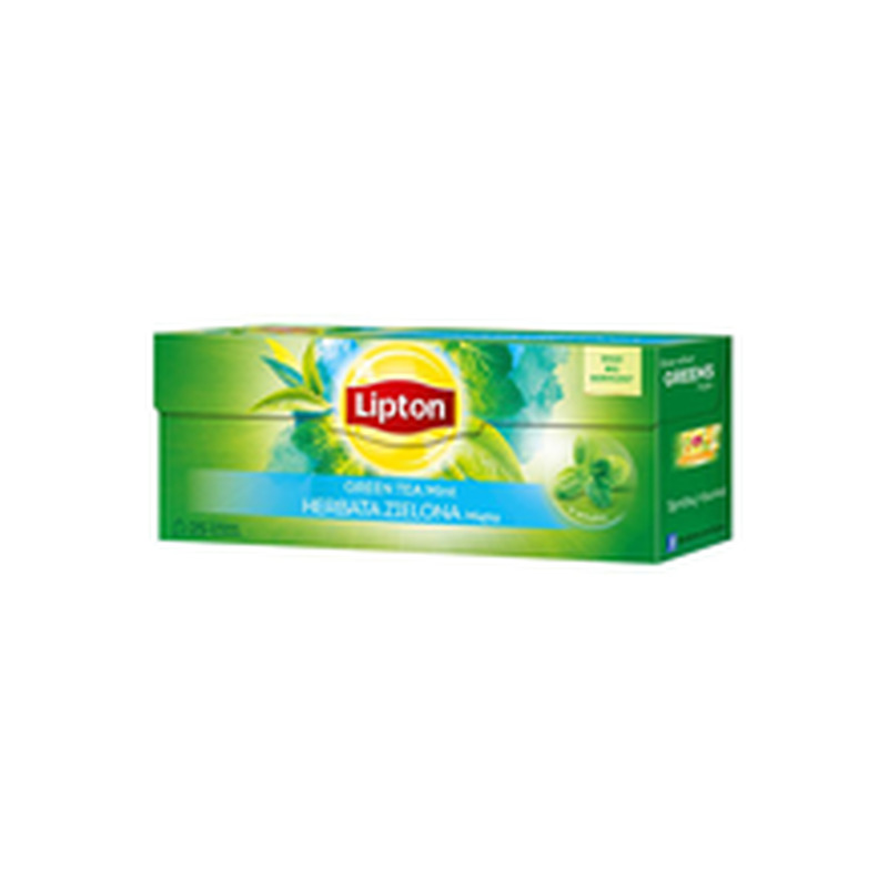 Roheline tee Mint niidiga kotis 25pk, LIPTON, 32,5 g