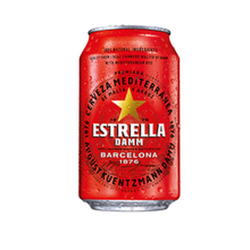 Estrella Damm õlu 4,6%vol 330ml