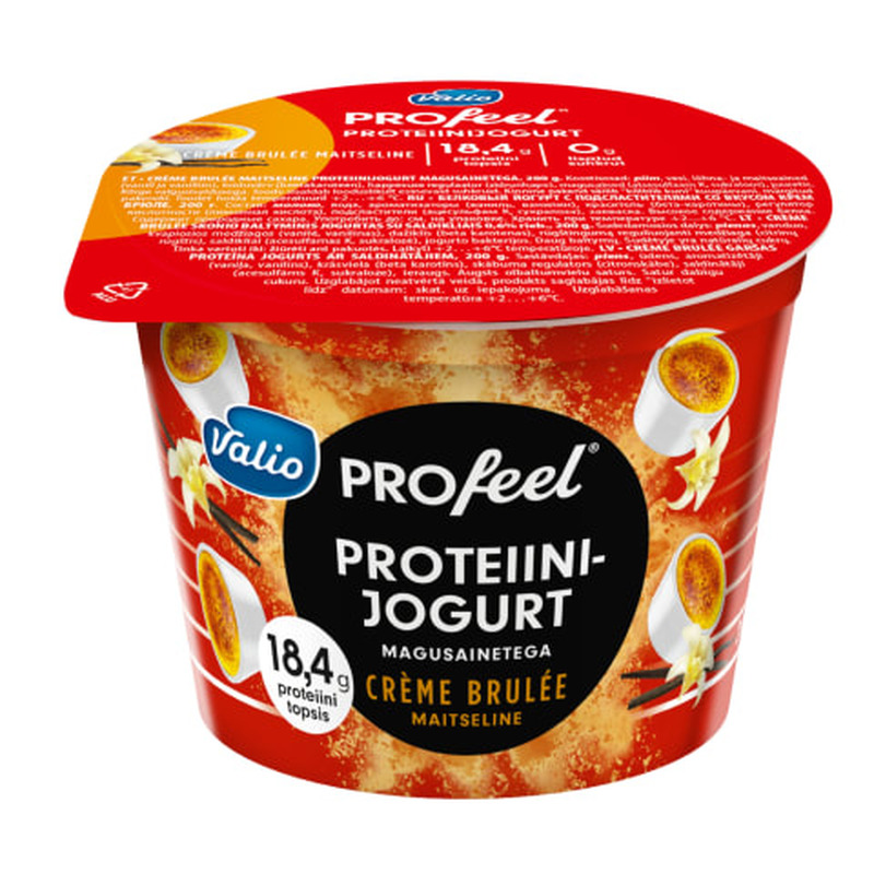 Proteiinijogurt cremebrulee Valio ProFeel 200g