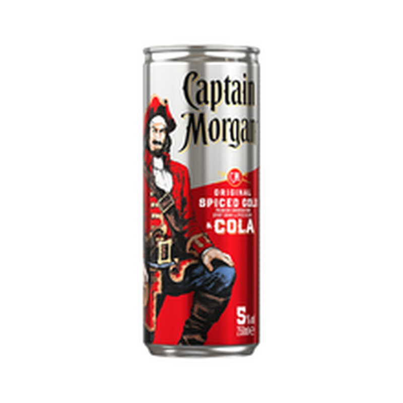 Captain Morgan & Cola purgis, CAPTAIN MORGAN, 250 ml