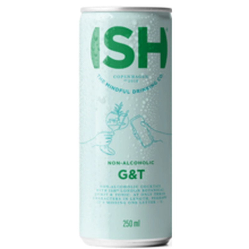 ISH alkoholivaba kokteil G&T 250ml