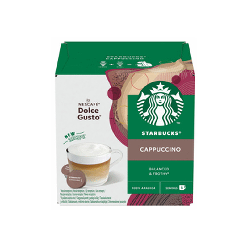 Kohvikapslid STARBUCKS Cappuccino 12x10g