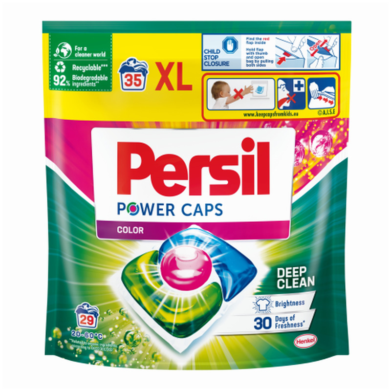 Pesukapslid Persil Power Caps Color 29pk