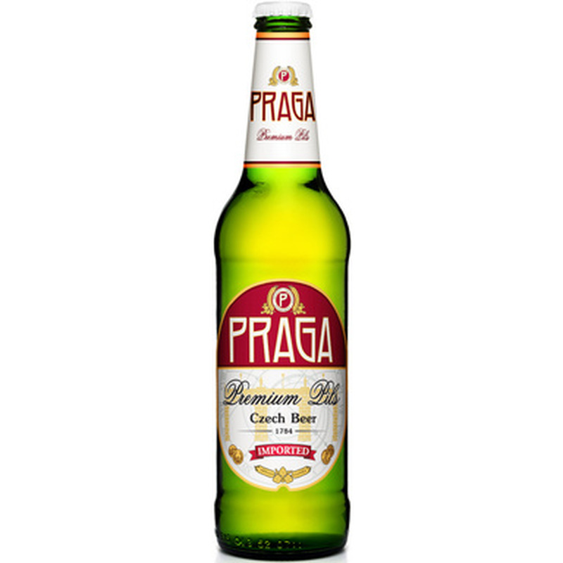 PRAGA õlu Premium Pils hele 4,7% 50cl (pudel)