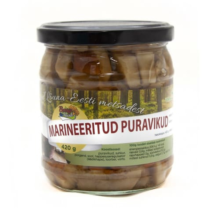 Marineeritud puravikud Berrymush 420g