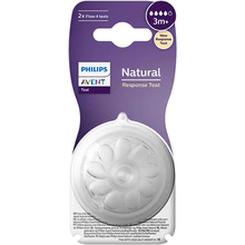 Avent Natural 3.0 pudelilutt, alates 3-elukuust, 2 tk