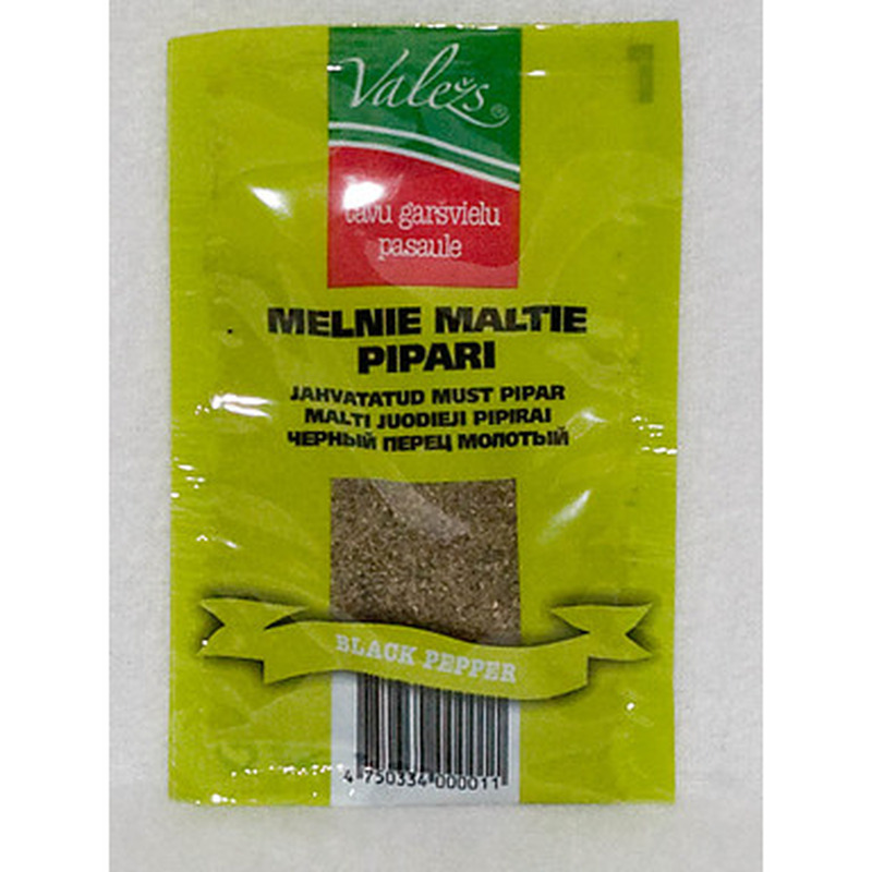 VALEZS Must pipar 15g (jahvatatud)