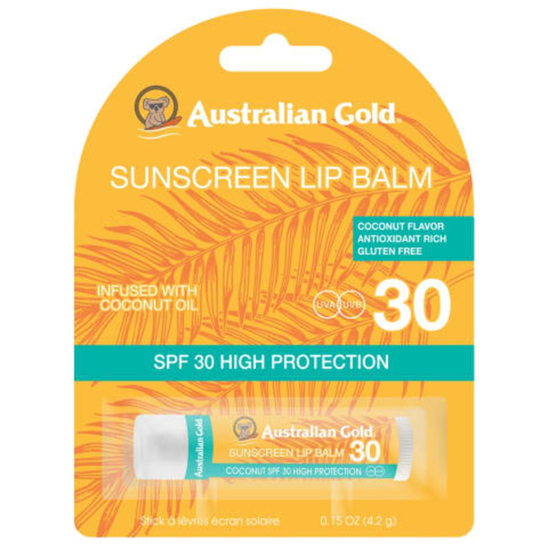 Huulepalsam Australian Gold päikesekaitsega SPF30 4,2g