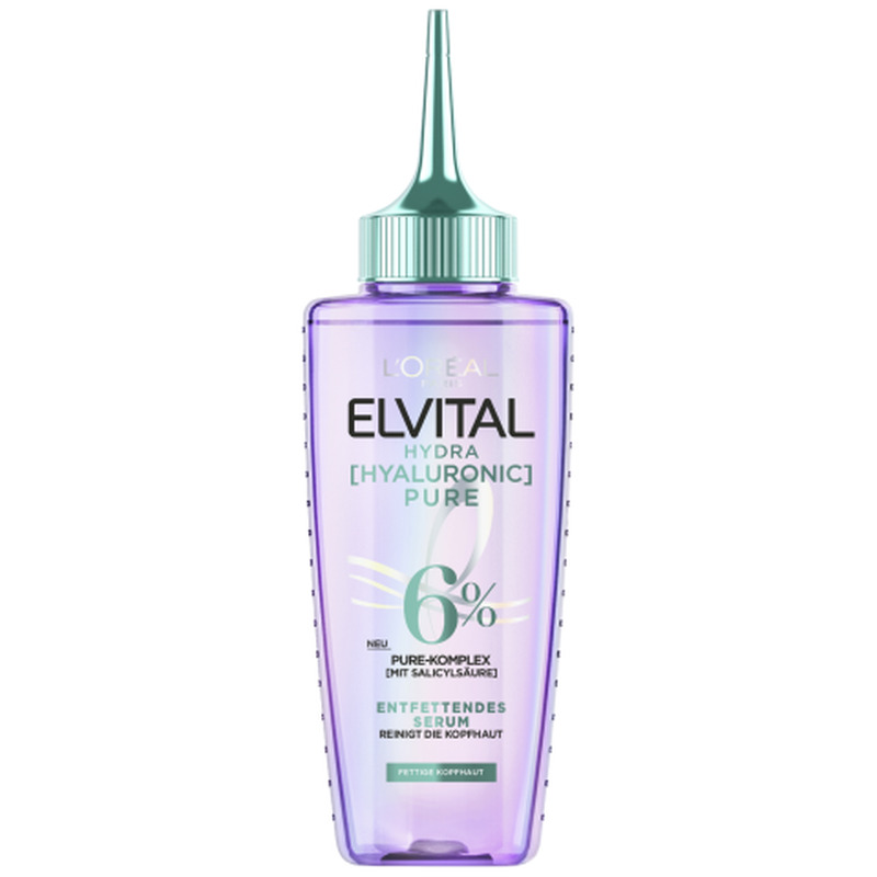 Juukseseerum Elvital Hyaluron Pure Scalp 72h rasustele juurtele 150ml