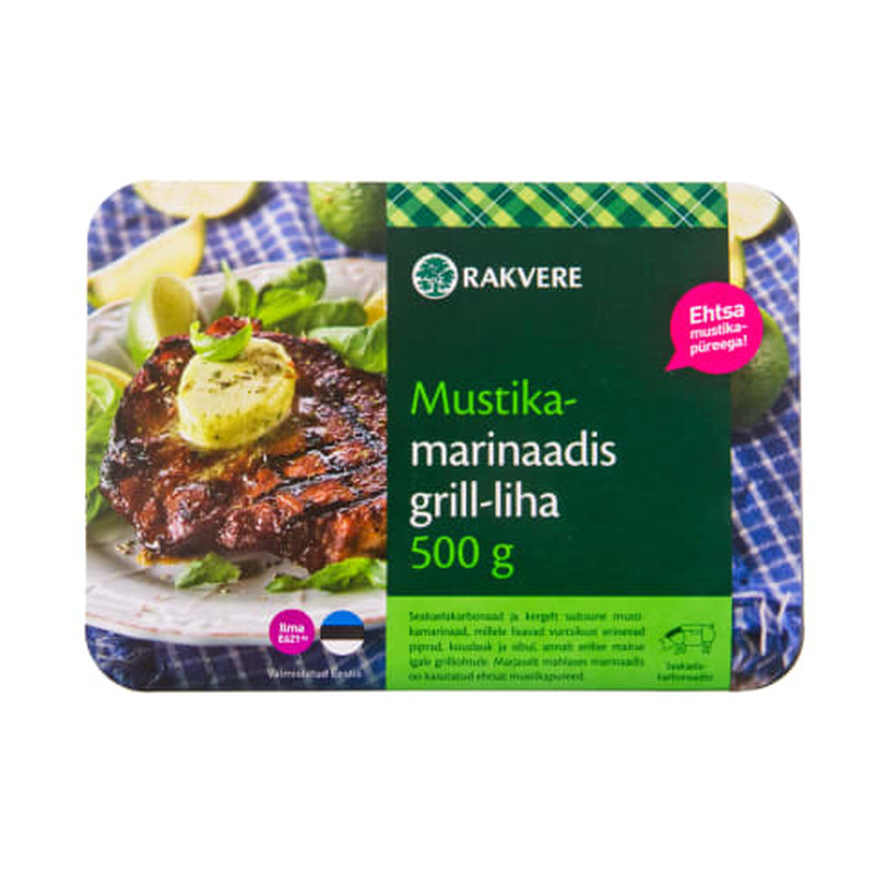 Mustika grill-liha seakaelakarbonaadist 500g