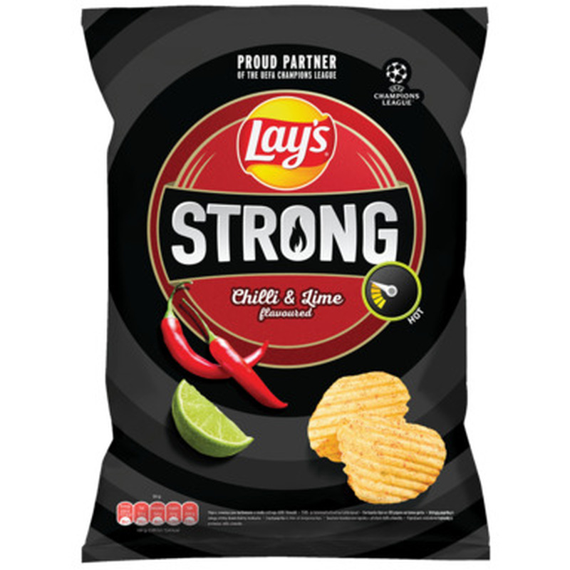 Kartulikrõpsud Strong tšilli ja laimi, LAY'S, 190 g