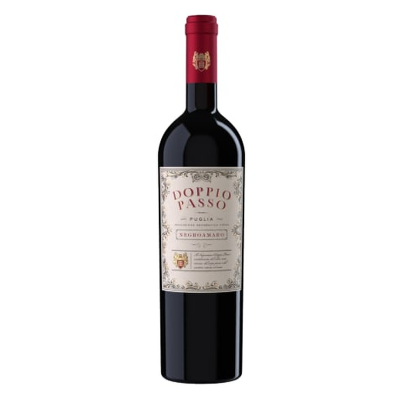 Kaitstud geograafilise tähisega vein Doppio Passo Negroamaro Puglia 12,5%vol 0,75l