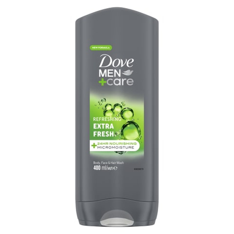 Dušigeel Dove Extra Fresh meestele 400ml