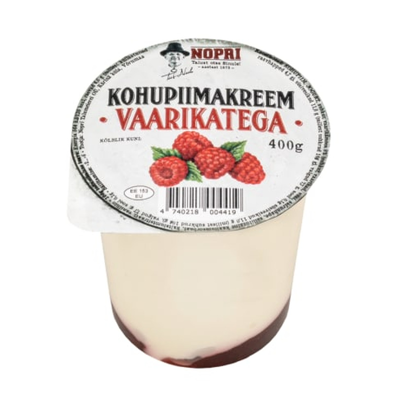 Kohupiimakreem vaarika, NOPRI, 400 g