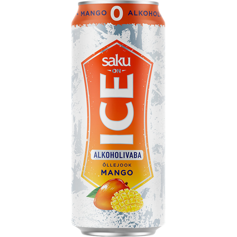 Alkoholivaba õlu Mango, SAKU ON ICE, 500 ml