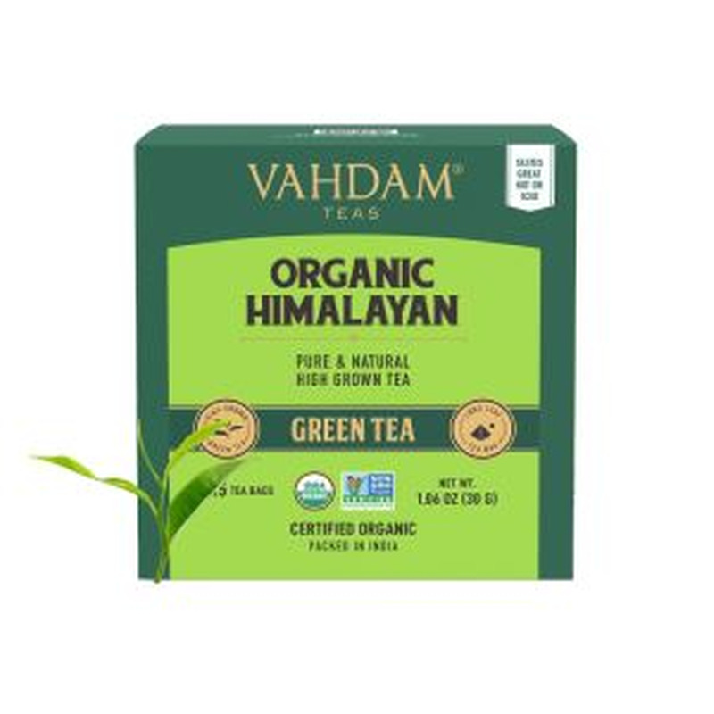 Vahdam India roheline tee 15*2g orgaaniline himaalaja