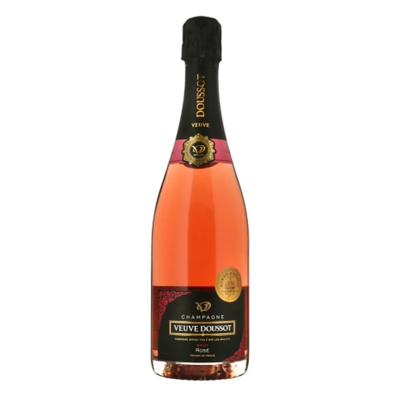 Kaitstud päritolunimetusega kvaliteetvahuvein Champagne Veuve Doussot Brut Rose 0,75l