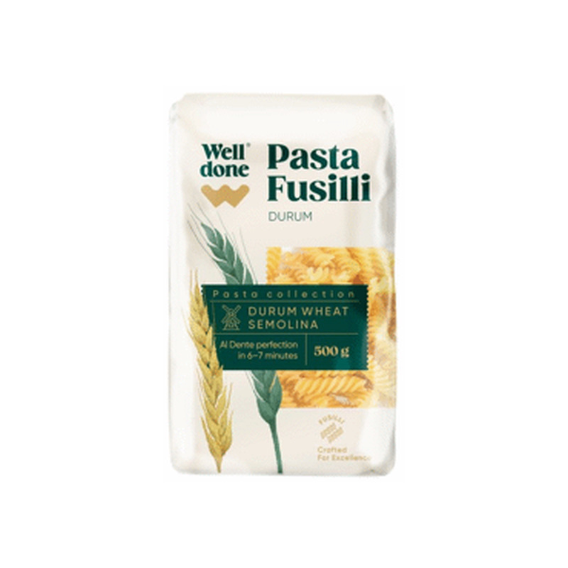 Makaronid Fusilli WELL DONE 500g