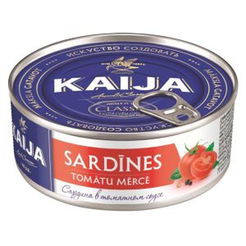 Kaija Sardiinid tomatikastmes 240g EO