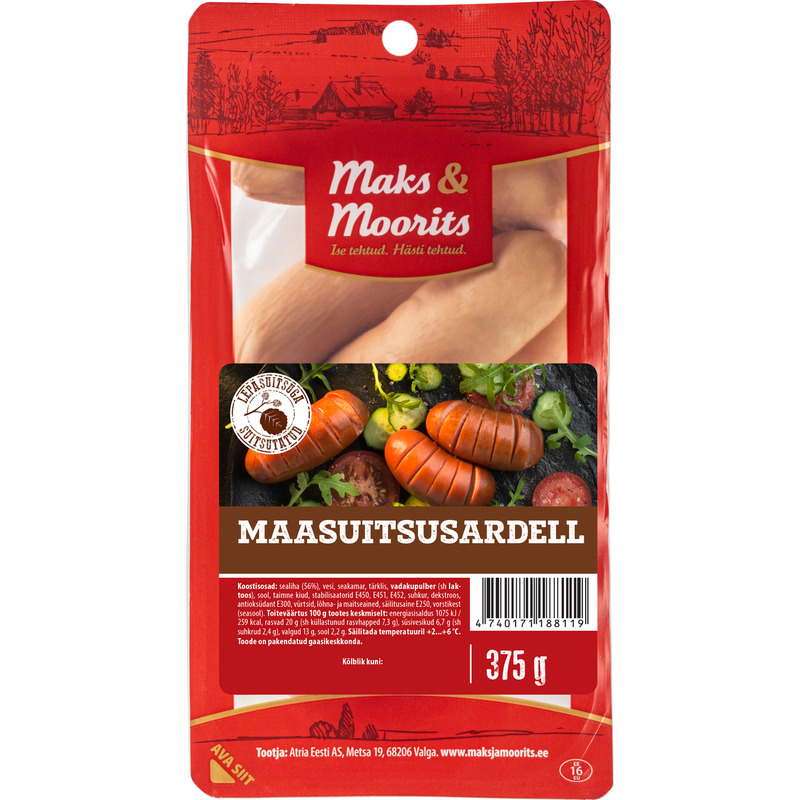 Maasuitsusardell, MAKS & MOORITS, 375 g