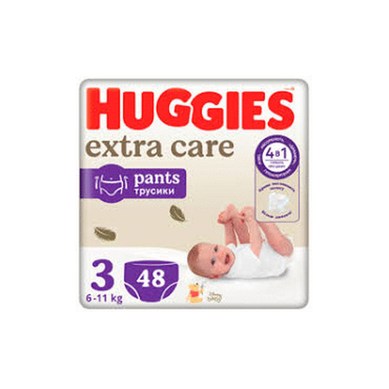 Püksmähkm.HUGGIES EliteSoft3 6-11kg 48tk