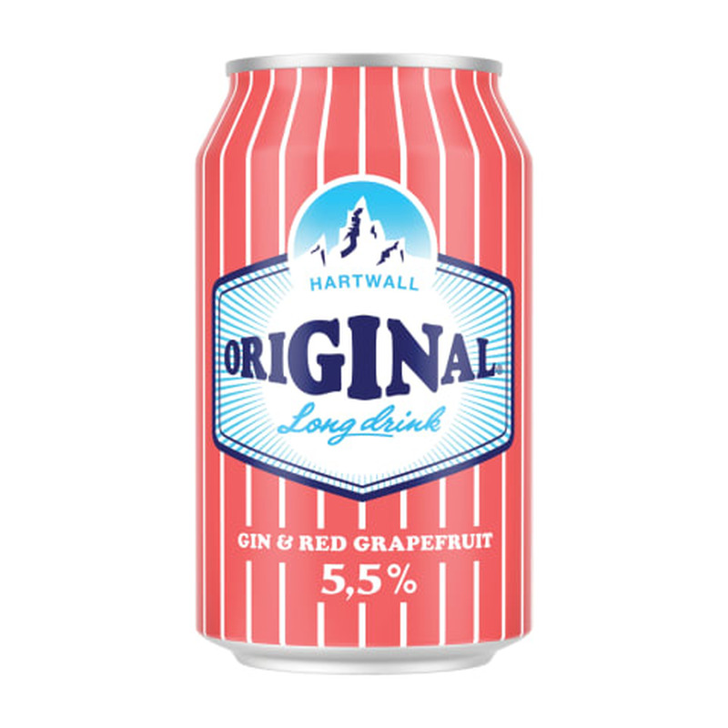 Muu alkohoolne jook Hartwall Original Long Drink Red Grapefruit 5,5%vol 0,33l purk