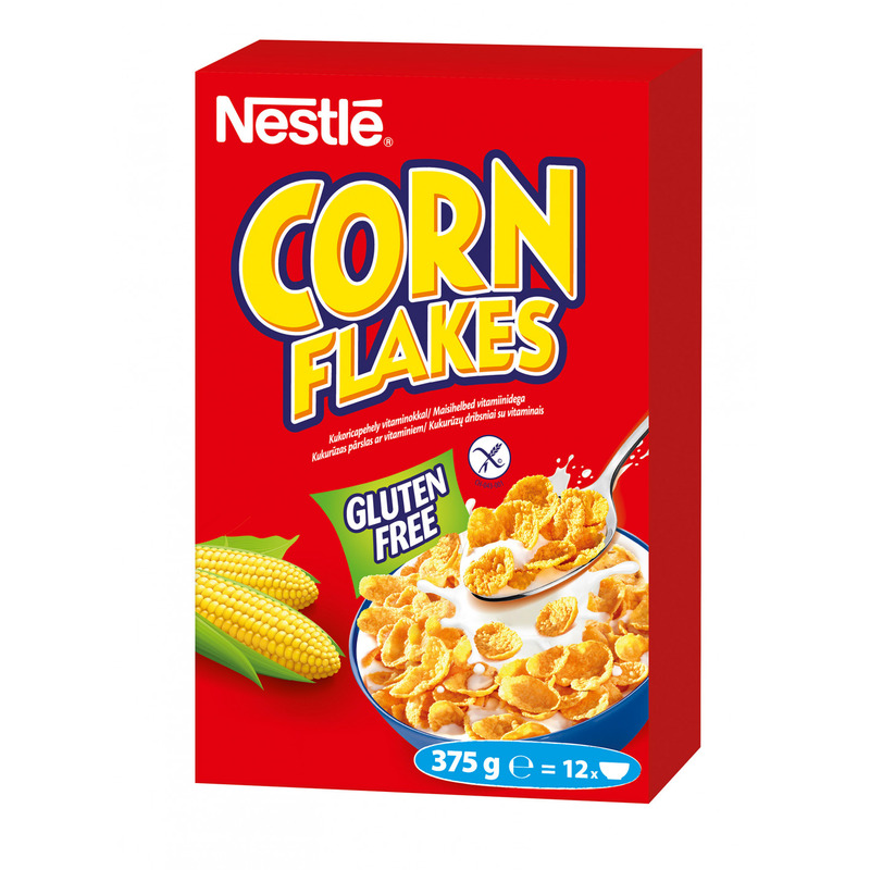 KAST 10 tk! Nestle Corn Flakes 375g Gluten Free