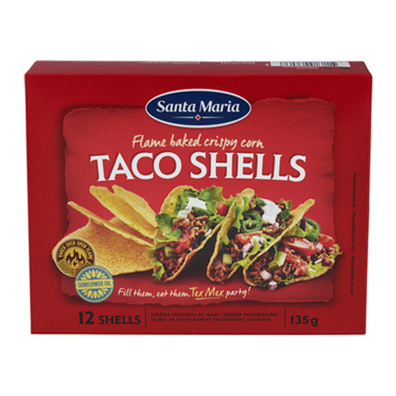 Maisitaskud Taco Shells SANTA MARIA 135g