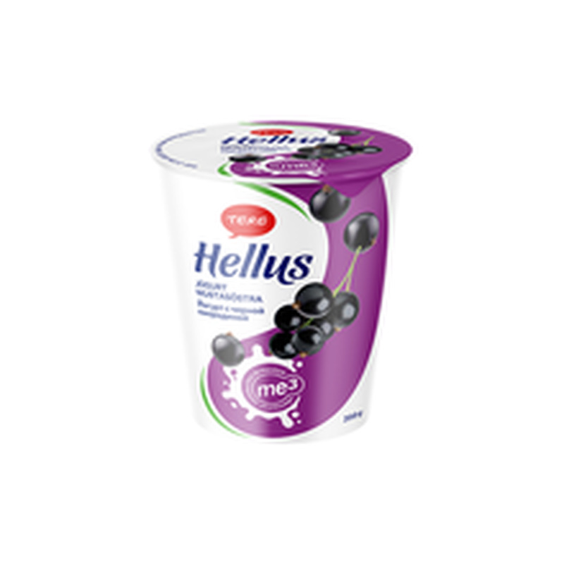 Jogurt mustasõstra, HELLUS, 350 g