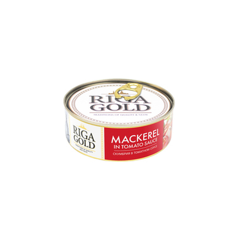 RIGA GOLD Atlandi makrell tomatikastmes 240g (EO)