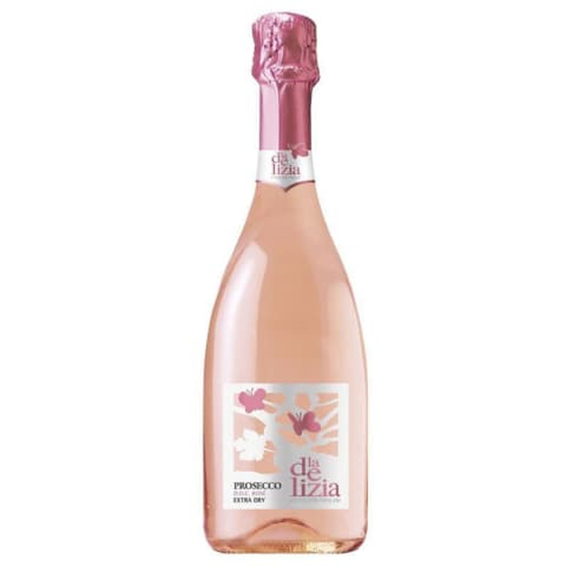 Kaitstud päritolunimetusega vahuvein La Delizia Prosecco Rose 0,75l