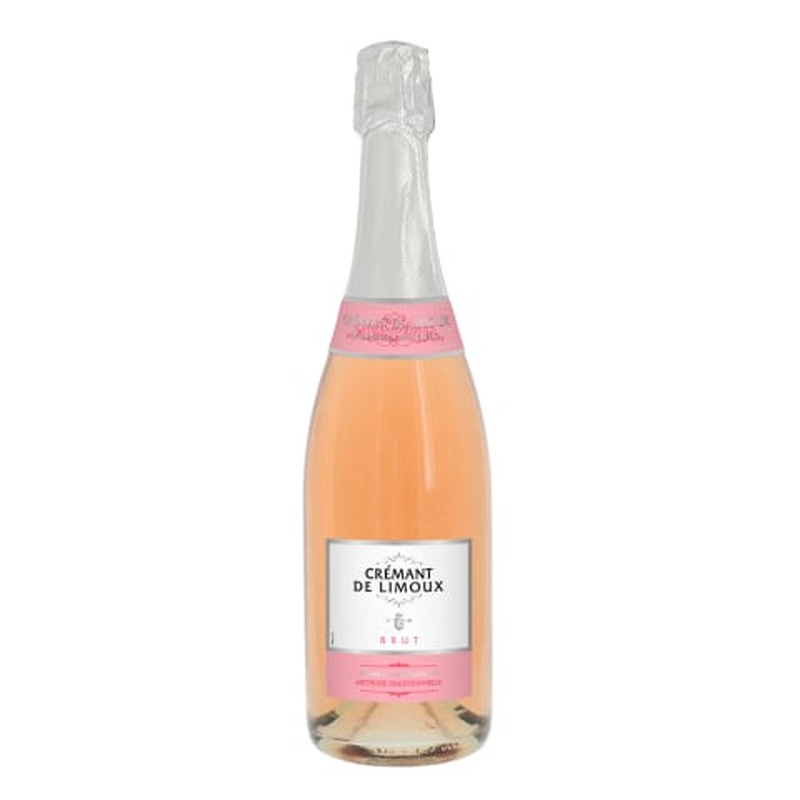 Kaitstud päritolunimetusega kvaliteetvahuvein Mademoiselle Marguerite AOC Crémant De Limoux Brut Rosé 12%vol 0,75l