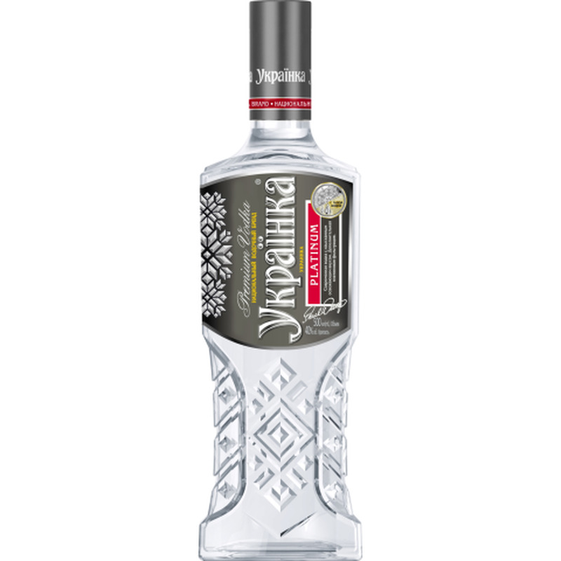 Viin Ukrainka Platinum 40%vol 0,5l