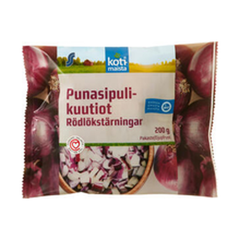 Kotimaista punasibulakuubikud 200g