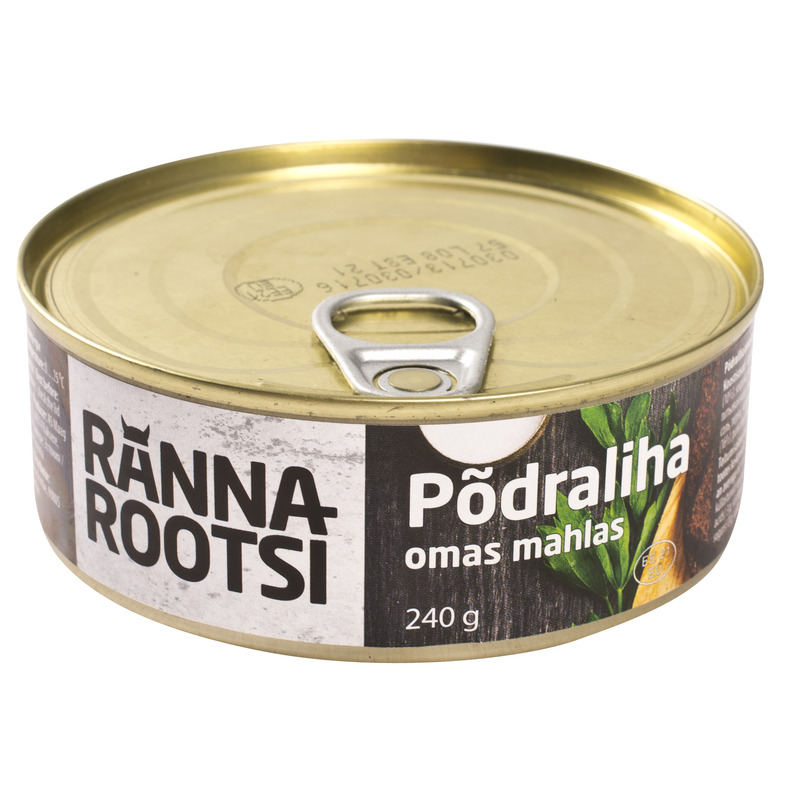 Põdraliha konserv, RANNAROOTSI, 240 g