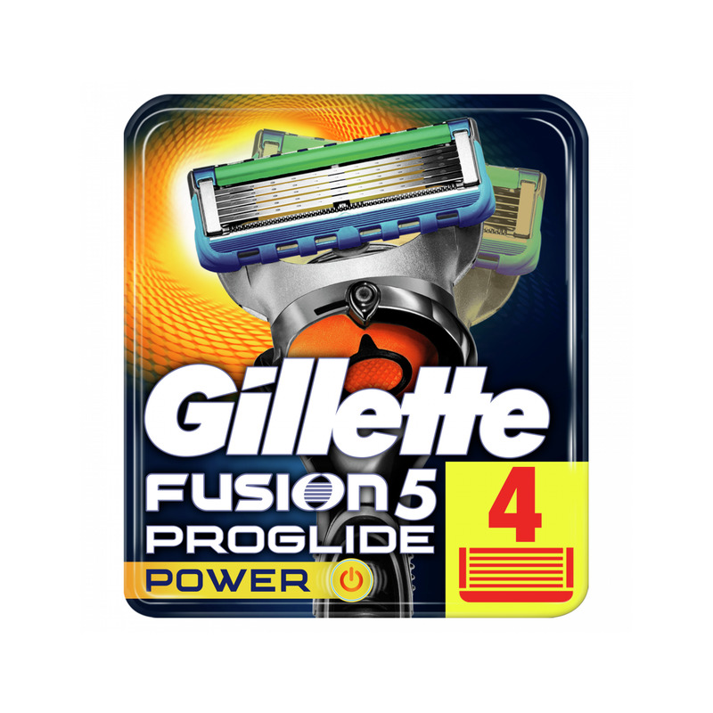 Varuterad Fusion Proglide Power, GILLETTE, 4 tk