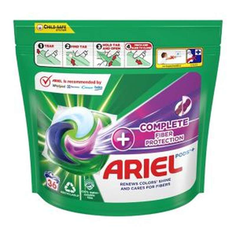 Geelkapslid Complete Color&Style, ARIEL, 36 tk